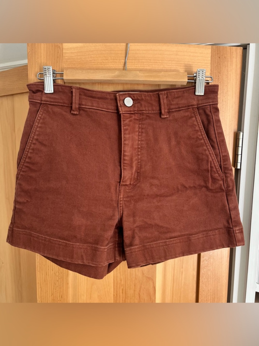 Everlane rosewood utility shorts 6